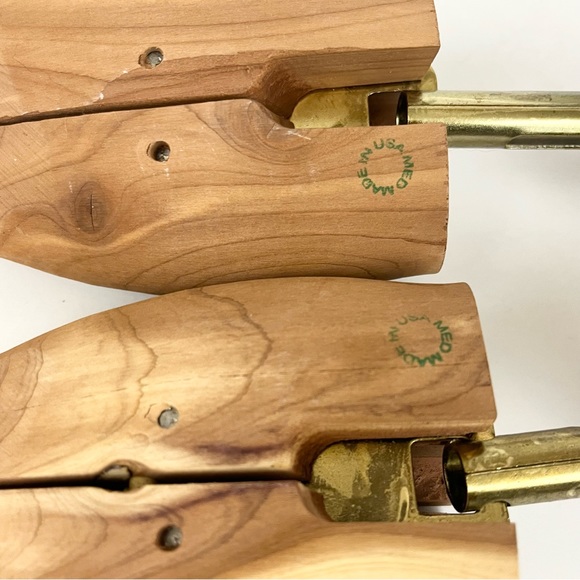 Nordstrom Wooden Shoe Trees Men's Size Medium Cedar Keeper Stretchers - Picture 9 of 12